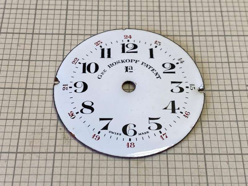 ROSKOPF - pocket watch dial - 43mm