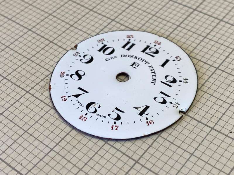 ROSKOPF - pocket watch dial - 43mm