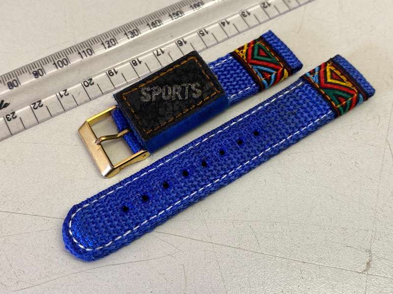 20mm blue waterproof sports strap