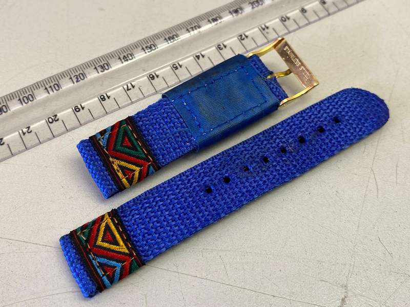 20mm blue waterproof sports strap