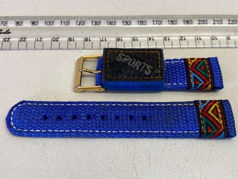 20mm blue waterproof sports strap