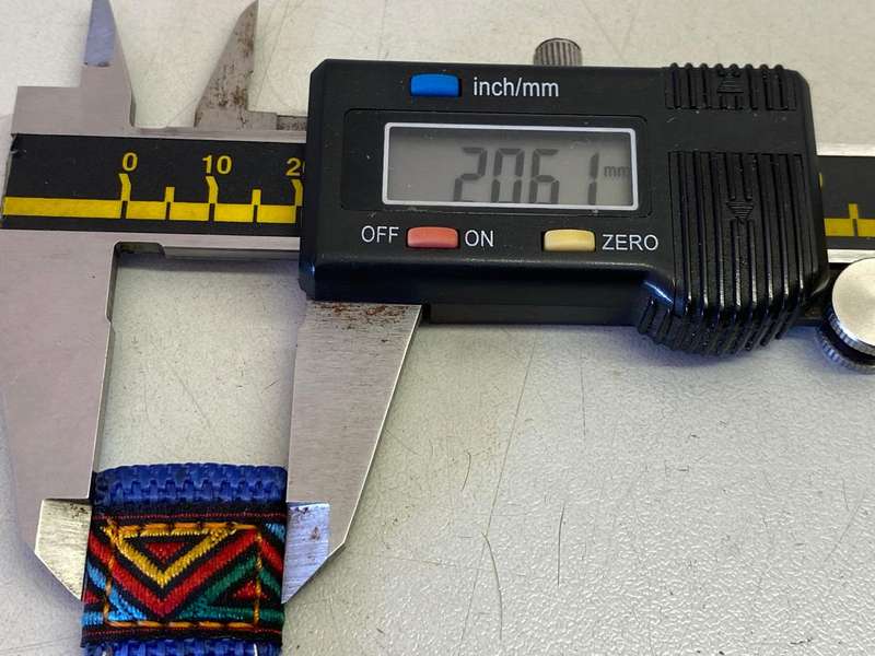 20mm blue waterproof sports strap