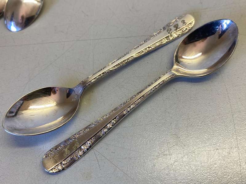 RODD - silver (EPNS) teaspoon set