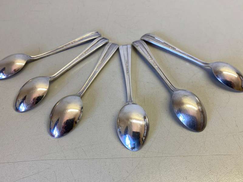 RODD - silver (EPNS) teaspoon set