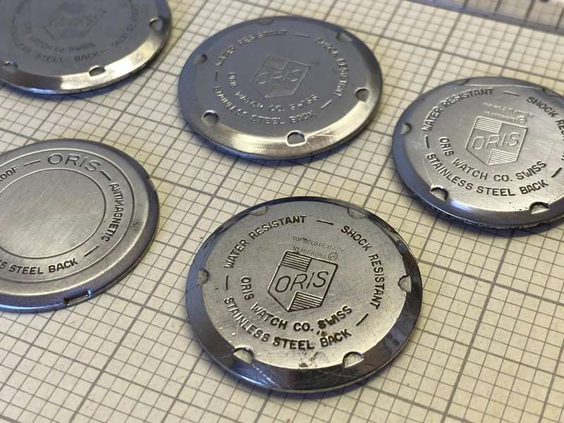 ORIS - case backs x 7
