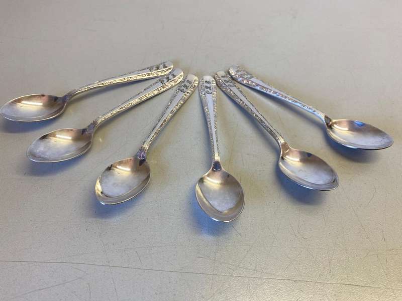 RODD - silver (EPNS) teaspoon set