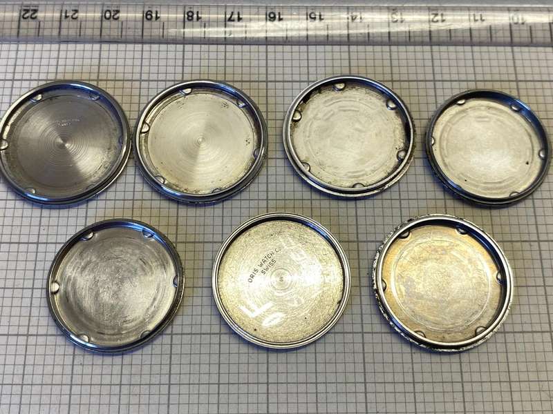 ORIS - case backs x 7