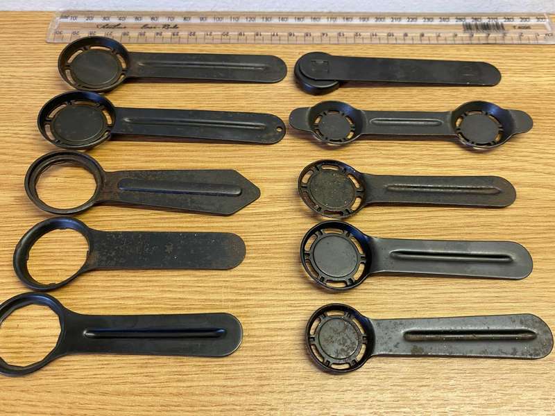 Watch case opening wrenches x 10 - lot 2