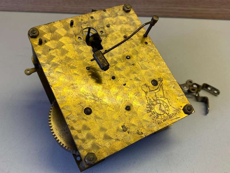 English made  clock movement - incomplete - parts/repair