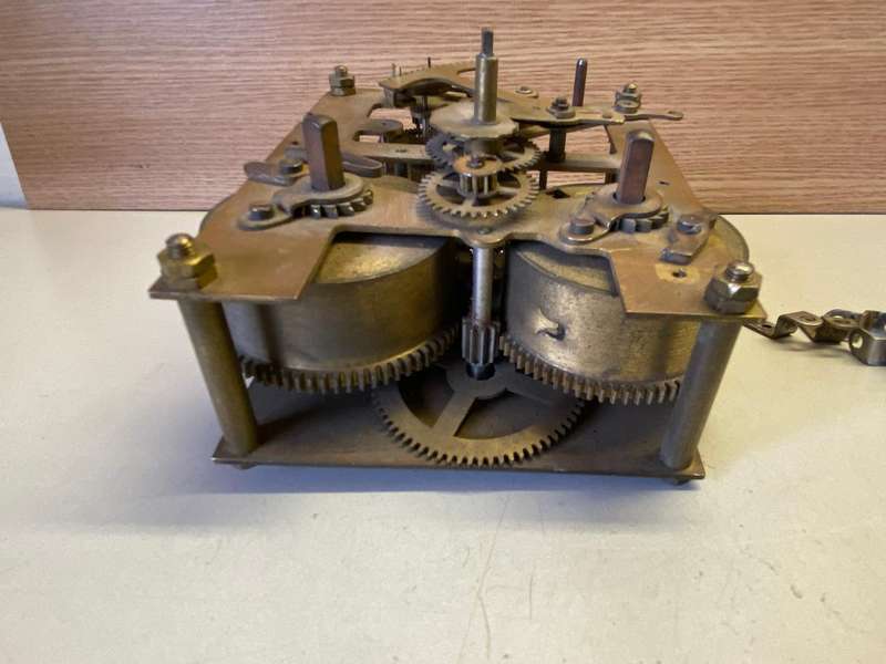 English made  clock movement - incomplete - parts/repair