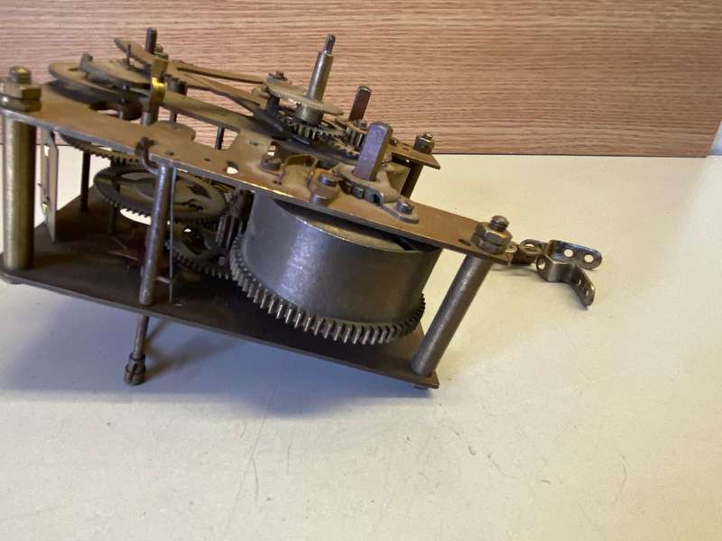English made  clock movement - incomplete - parts/repair