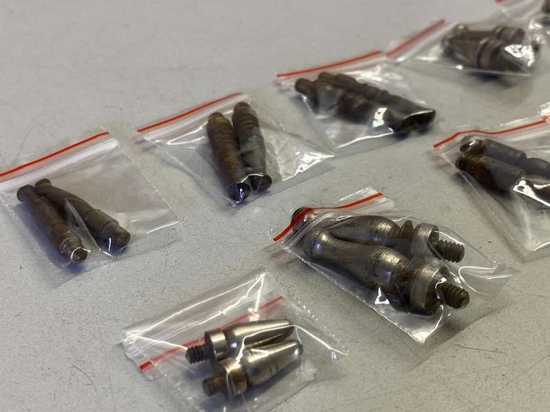 Clock parts - 11 pairs