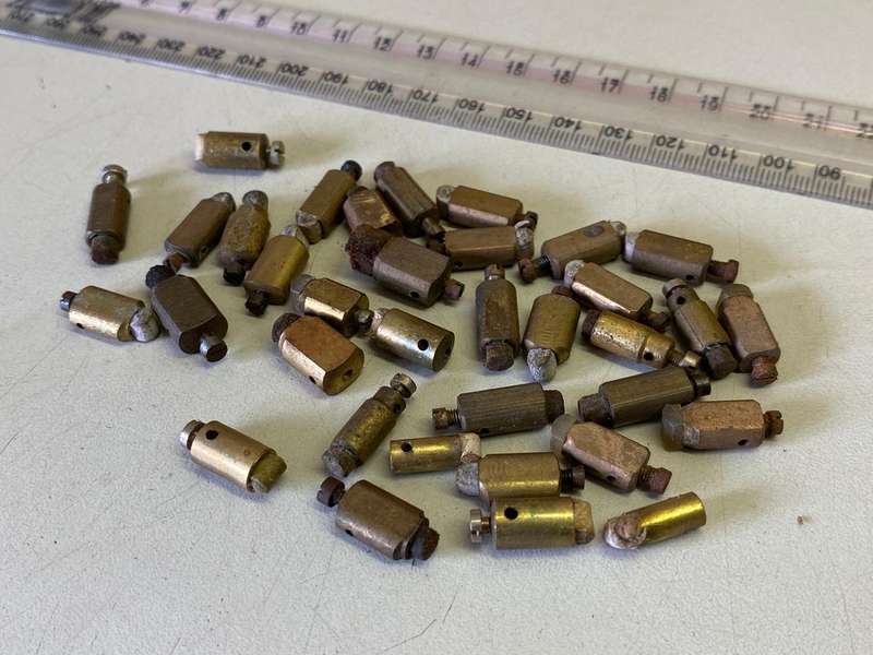 Clock chime hammers - 35 pieces