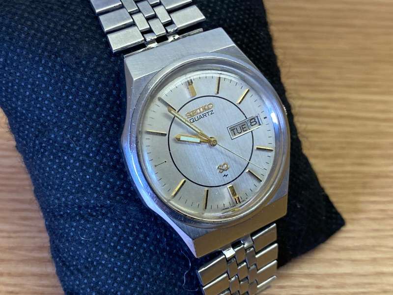 SEIKO SQ vintage day/date gents watch - parts/repair