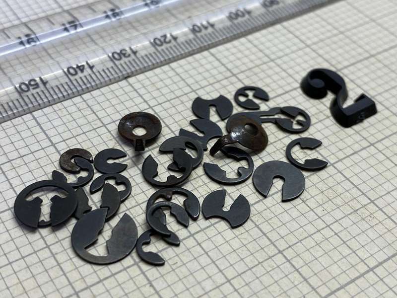 Clock circlips - 25 pieces - lot 2