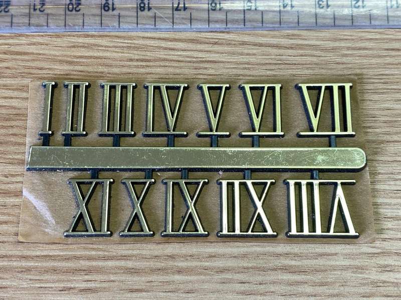 14mm clock numerals