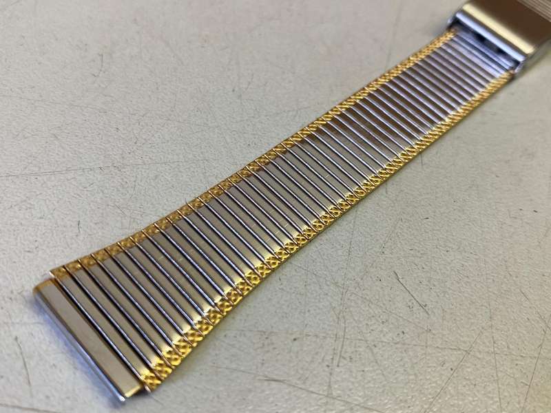 18mm two tone stainless steel strap