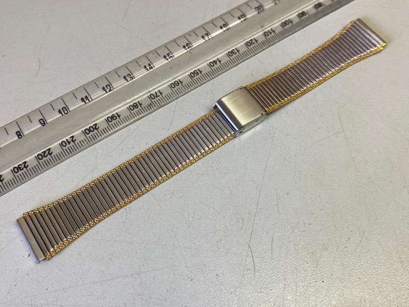 18mm two tone stainless steel strap