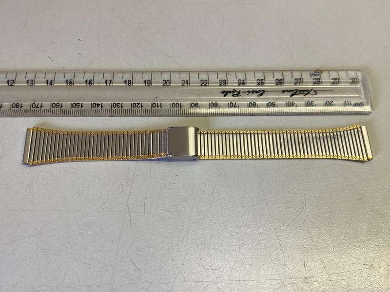 18mm two tone stainless steel strap