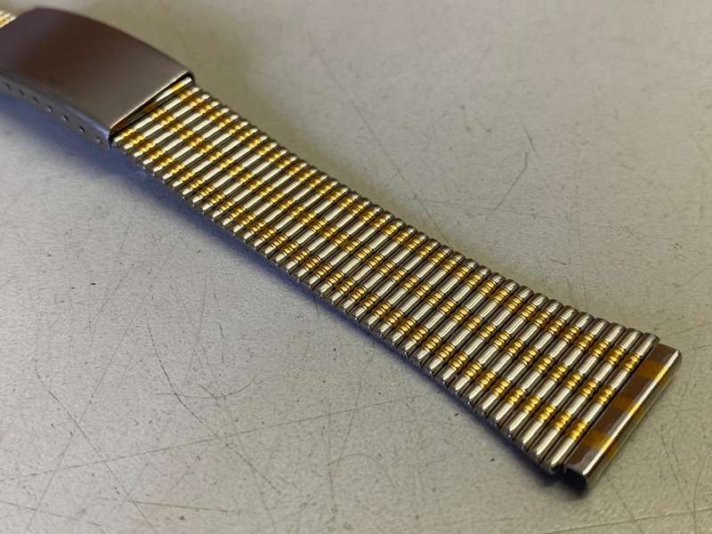 18mm two tone stainless steel strap