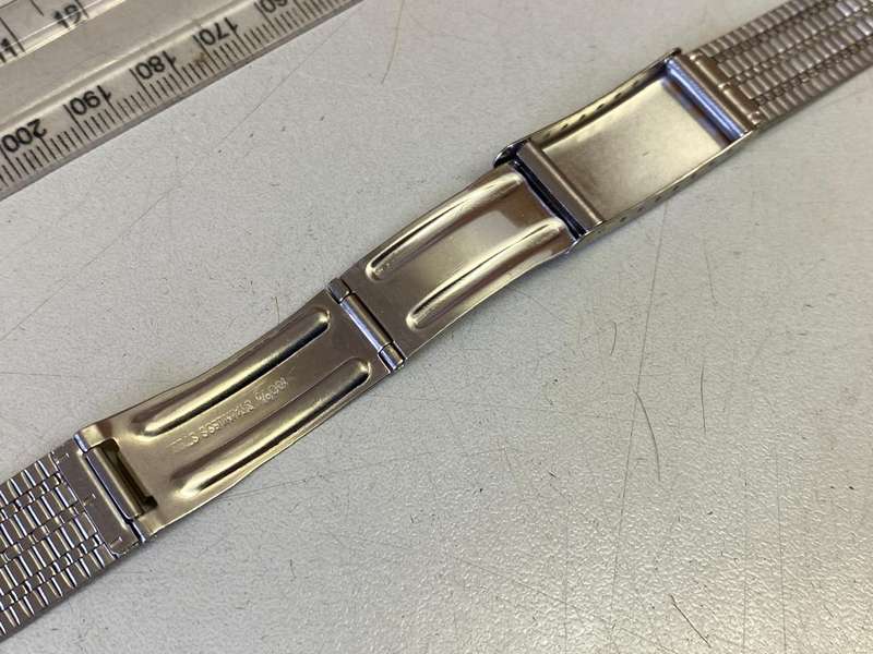 18mm two tone stainless steel strap