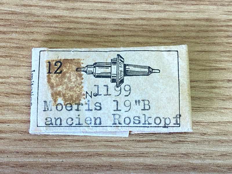 MOERIS/ROSKOPF - pocket watch balance staffs