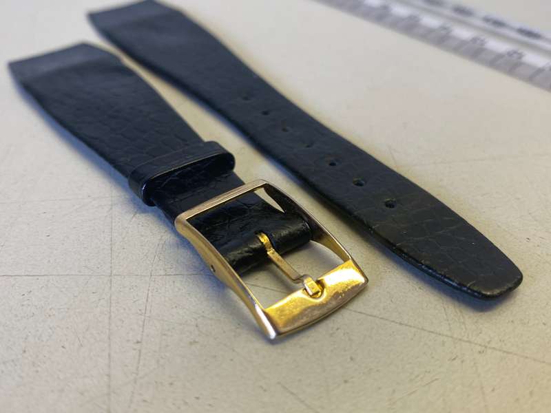 HIRSCH - 22mm  leather watch strap
