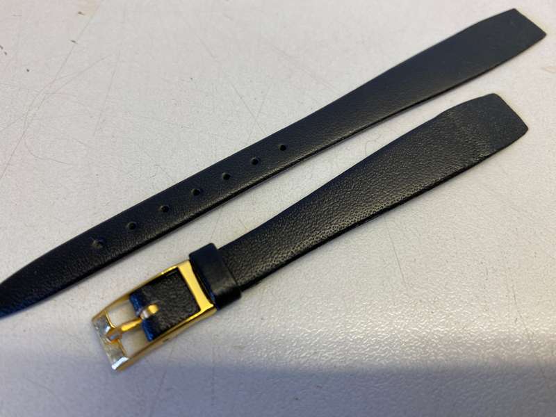 HIRSCH - 12mm  leather watch strap - lot 1