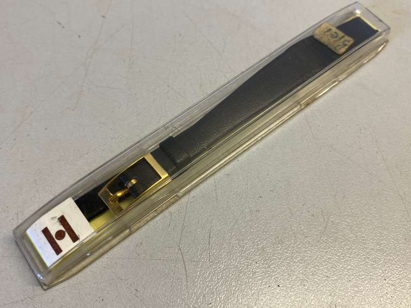 HIRSCH - 12mm  leather watch strap - lot 1