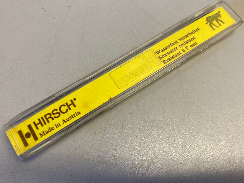HIRSCH - 12mm  leather watch strap - lot 1
