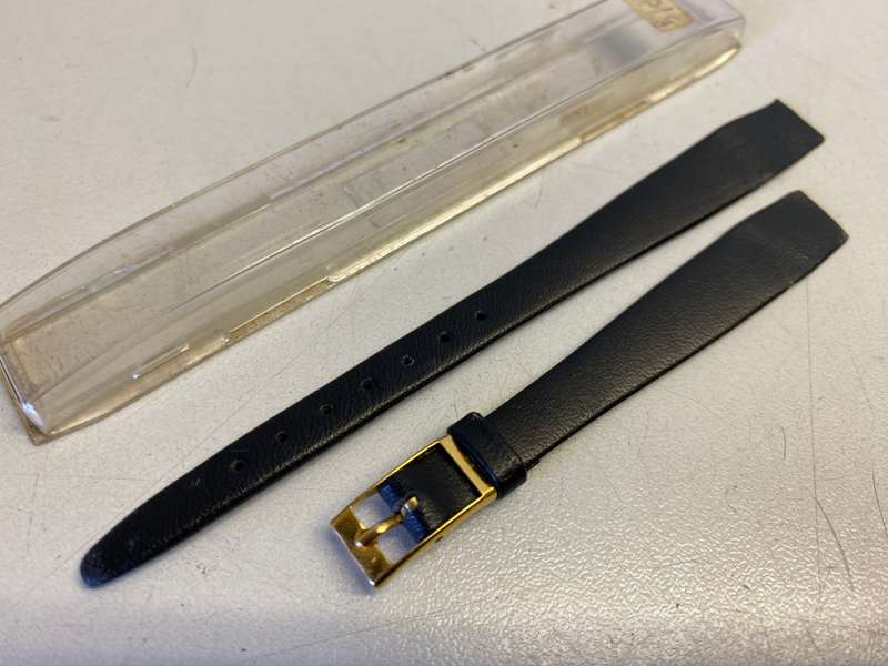 HIRSCH - 12mm  leather watch strap - lot 2
