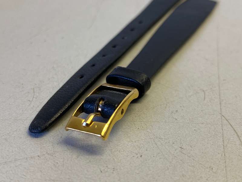 HIRSCH - 12mm  leather watch strap - lot 2