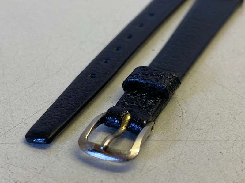 12mm  calf leather watch strap