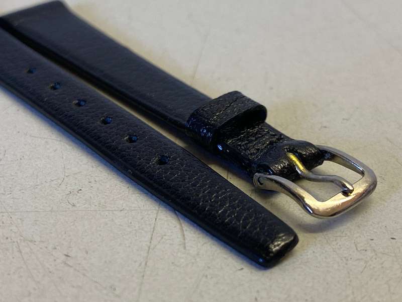 12mm  calf leather watch strap