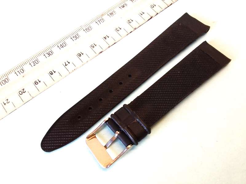Black strap for divers watch - 18mm
