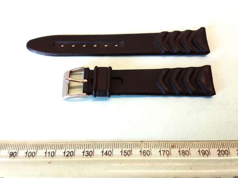 Black strap for divers watch - 18mm