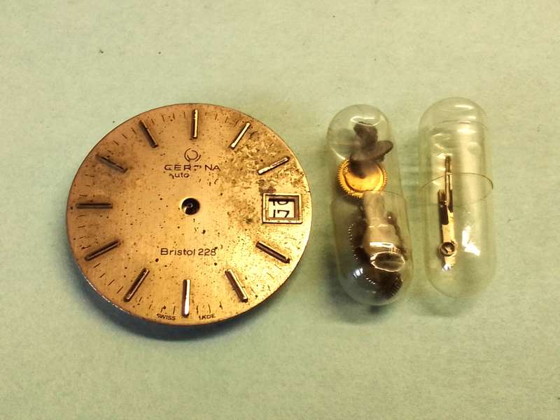 CERTINA BRISTOL 228 - movement parts