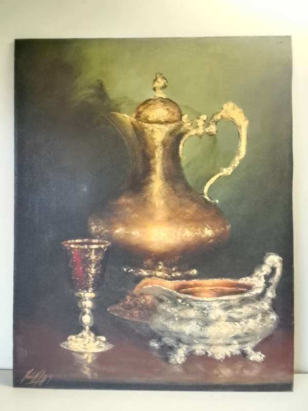 Denzil Herring - still life oil painting