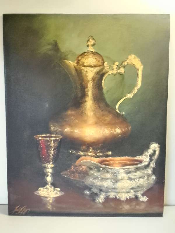 Denzil Herring - still life oil painting