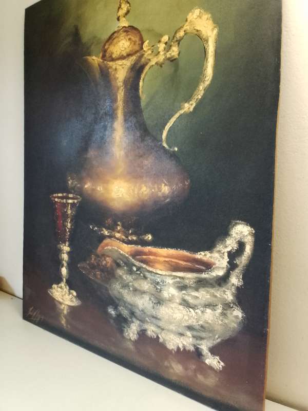 Denzil Herring - still life oil painting