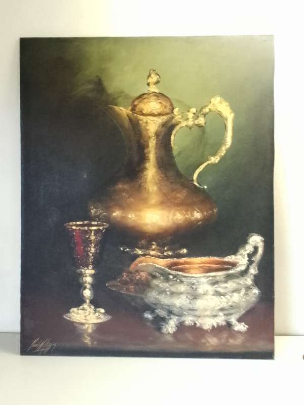 Denzil Herring - still life oil painting