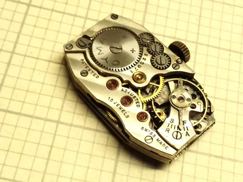 CYMA tank watch movement - parts/repair