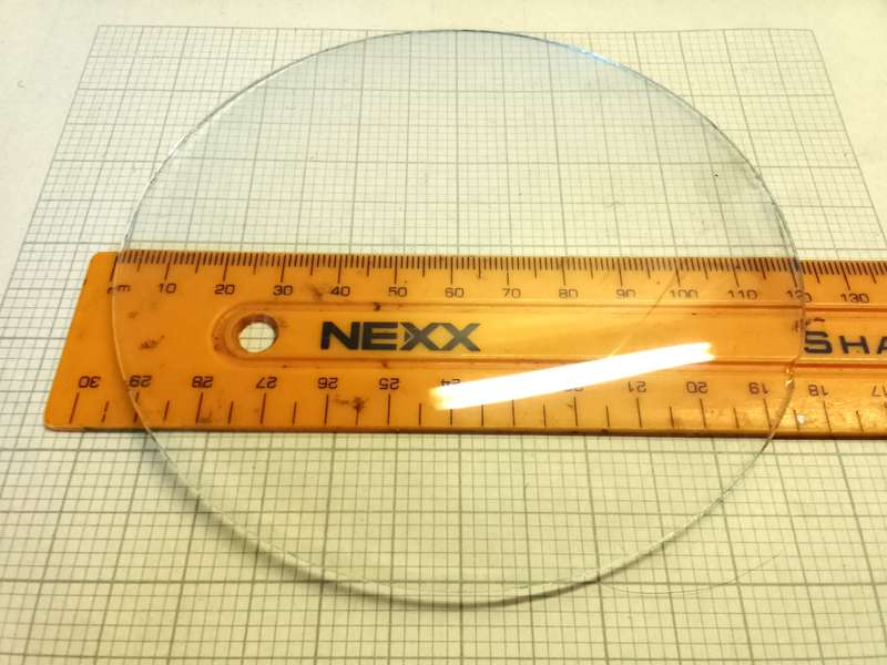 122mm clock glass