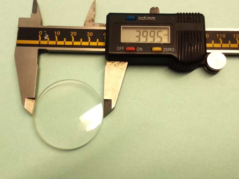 3mm watch glass - 40mm