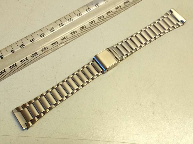 18mm stainless steel two piece bracelet