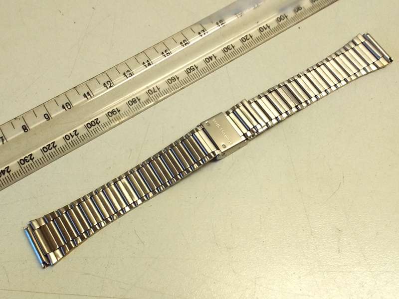 18mm stainless steel two piece bracelet