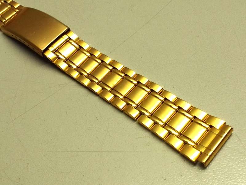 16mm gold color stainless steel bracelet