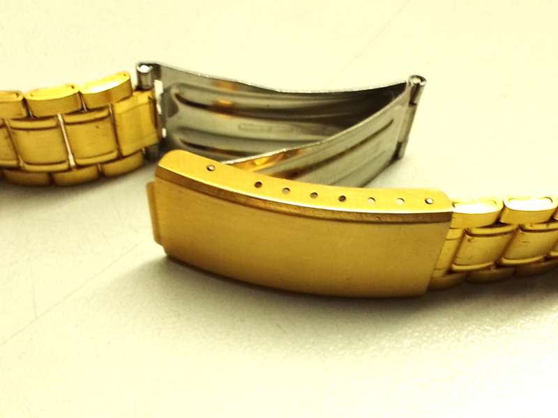 16mm gold color stainless steel bracelet