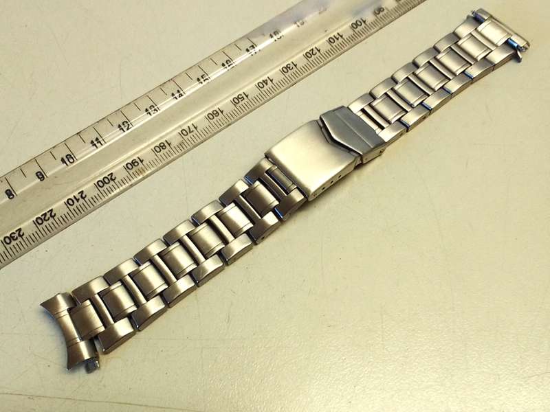 Used 20mm stainless steel bracelet
