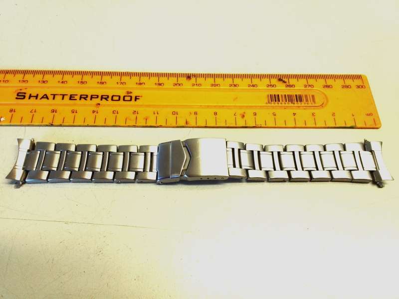 Used 20mm stainless steel bracelet